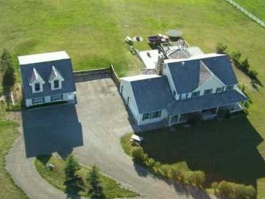Aerial view of Cross Creek Cattery